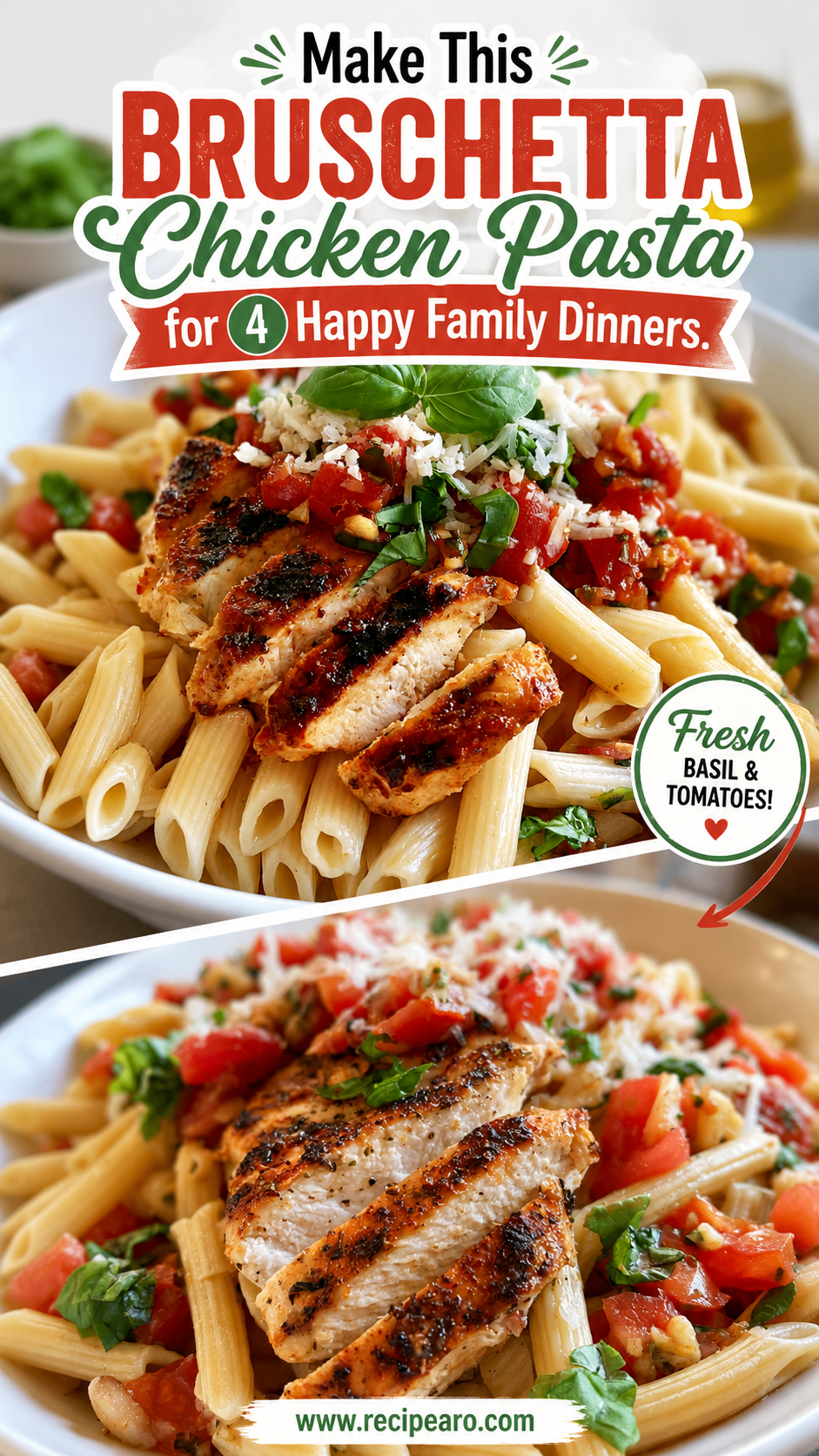 bruschetta chicken pasta