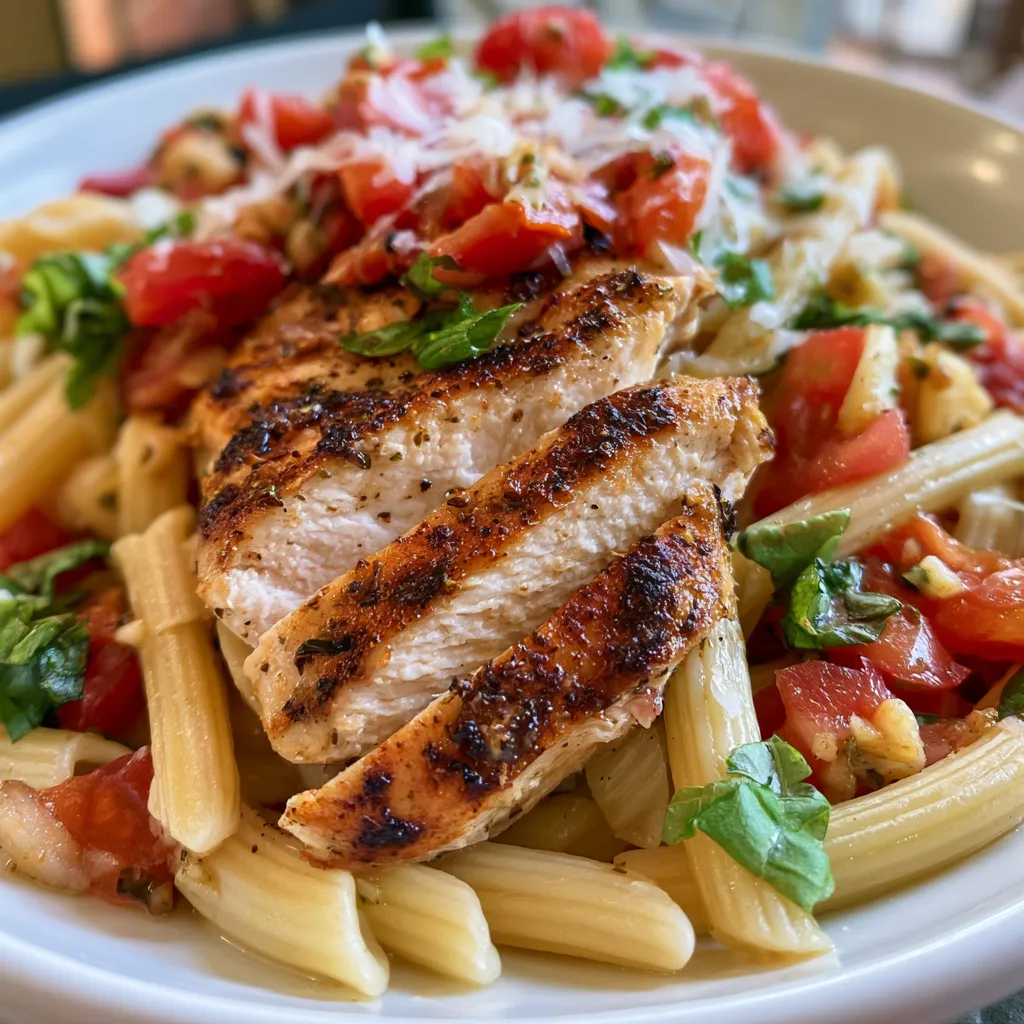 bruschetta chicken pasta