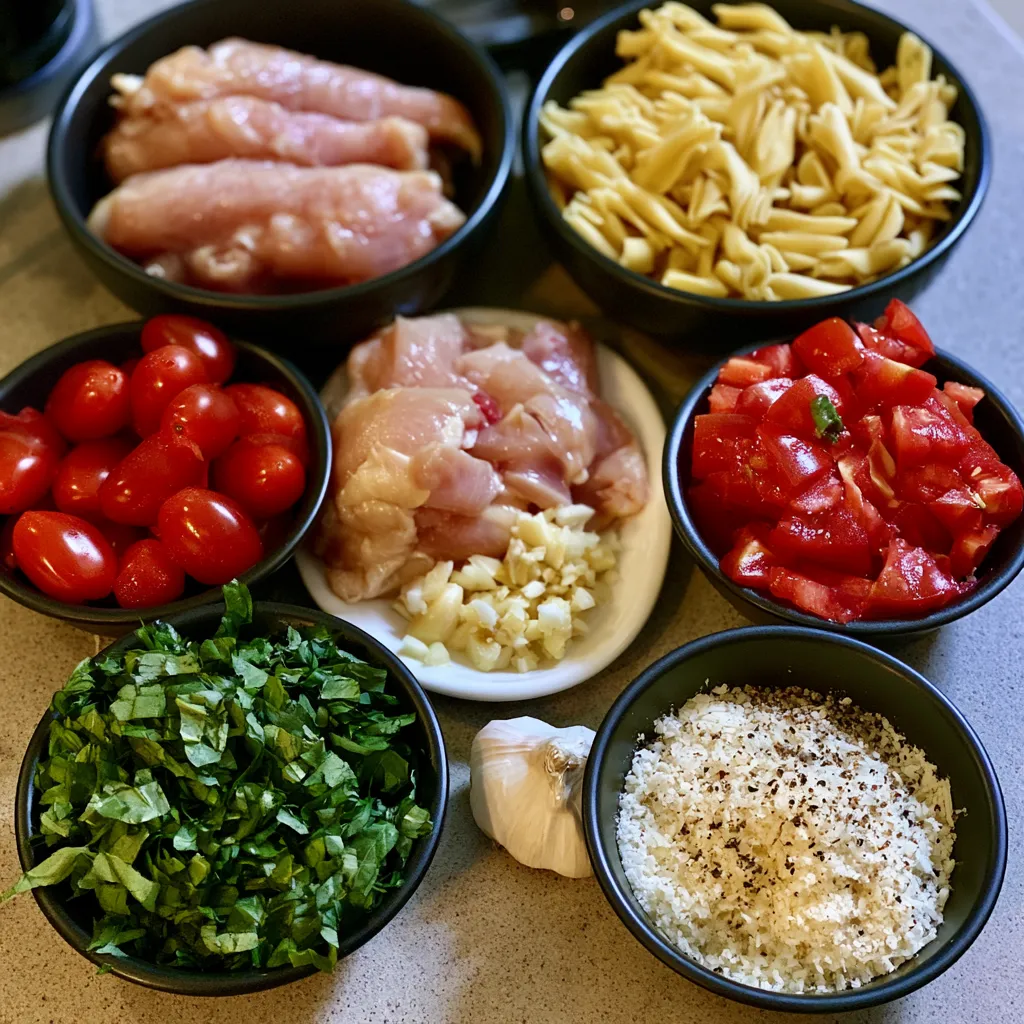 bruschetta chicken pasta