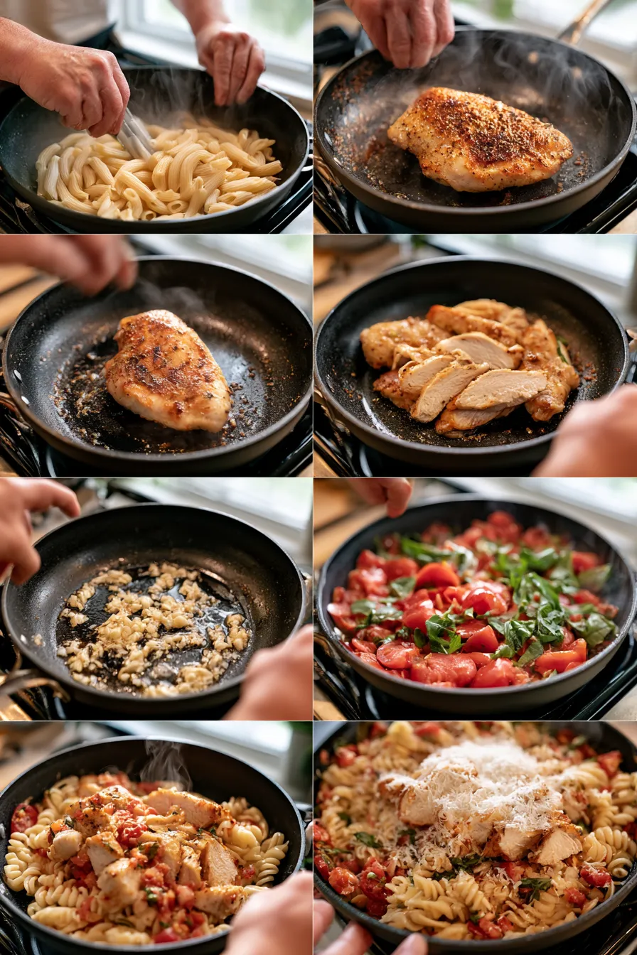 bruschetta chicken pasta