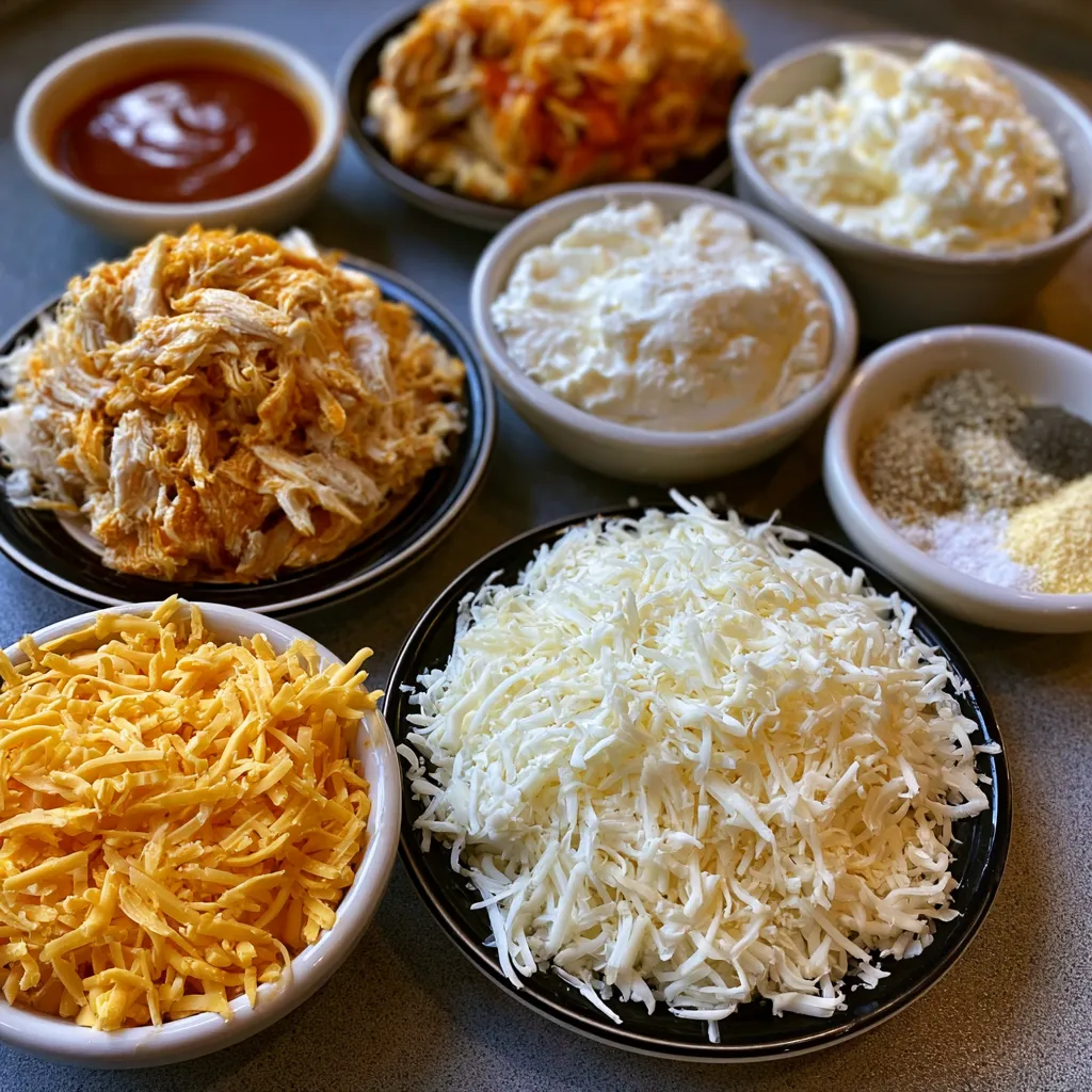 buffalo chicken cheese bake