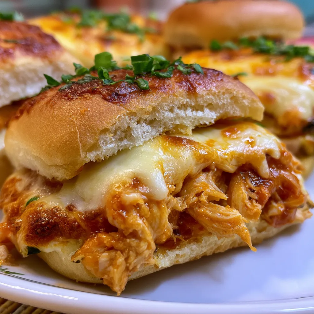 buffalo chicken sliders