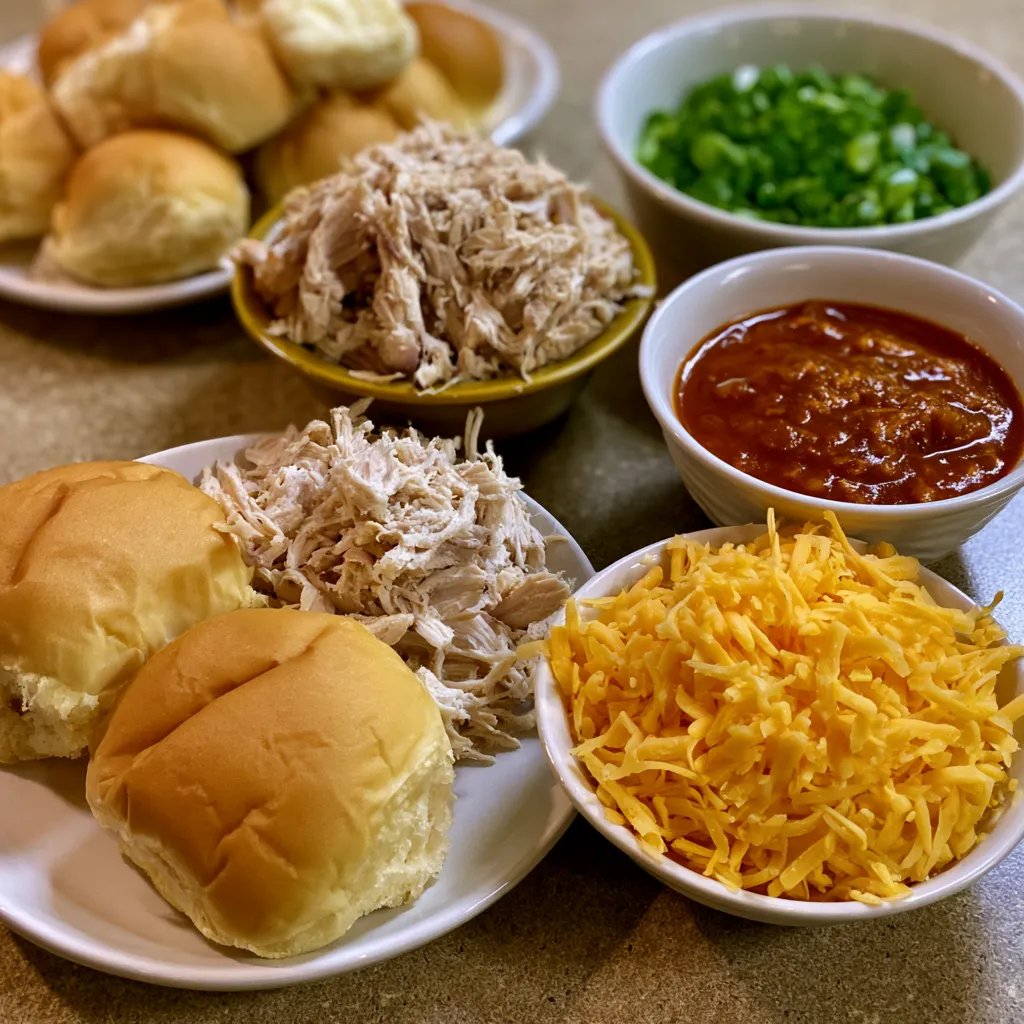 buffalo chicken sliders