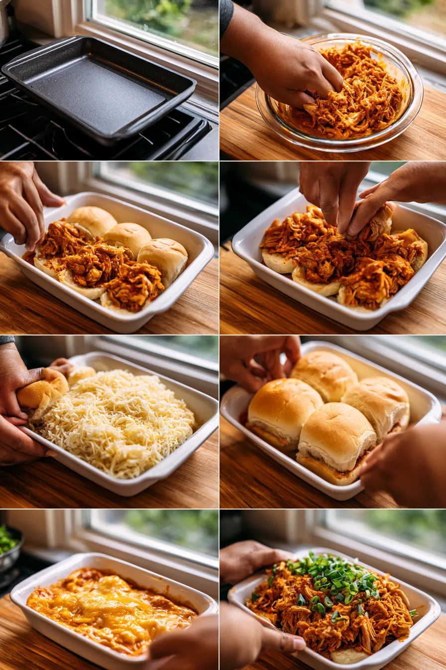 buffalo chicken sliders