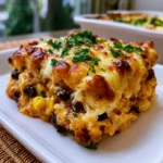 chicken enchilada rice casserole