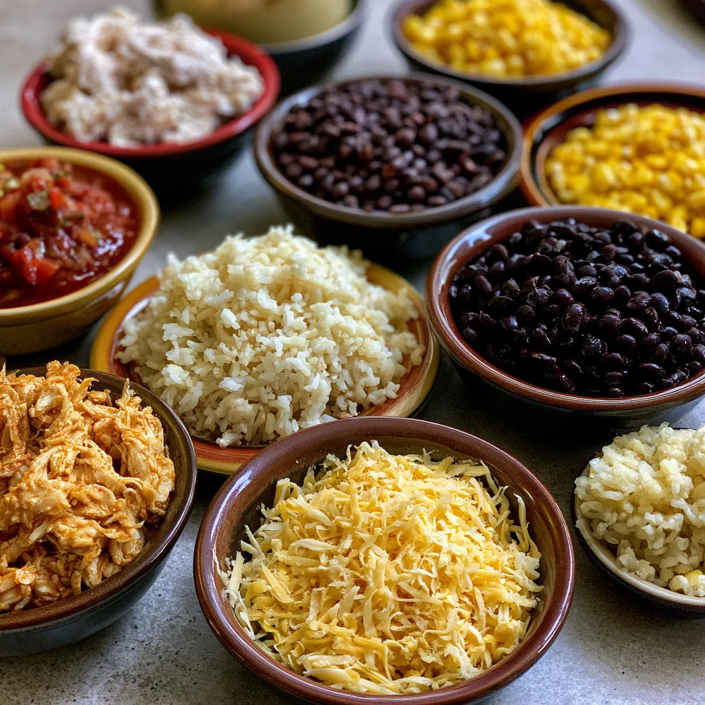 chicken enchilada rice casserole