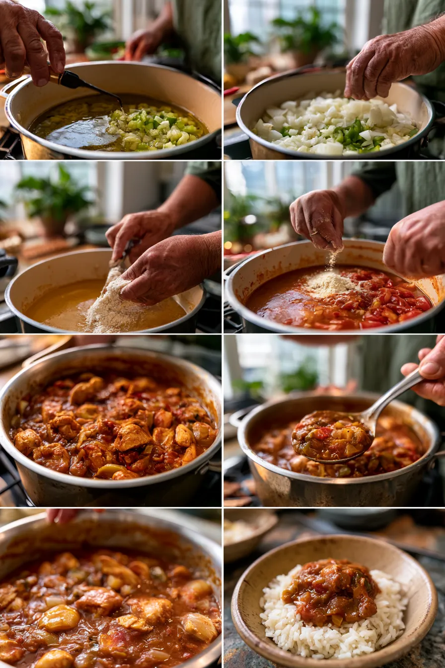 chicken étouffée