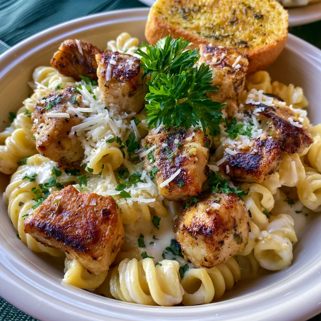 chicken garlic parmesan pasta