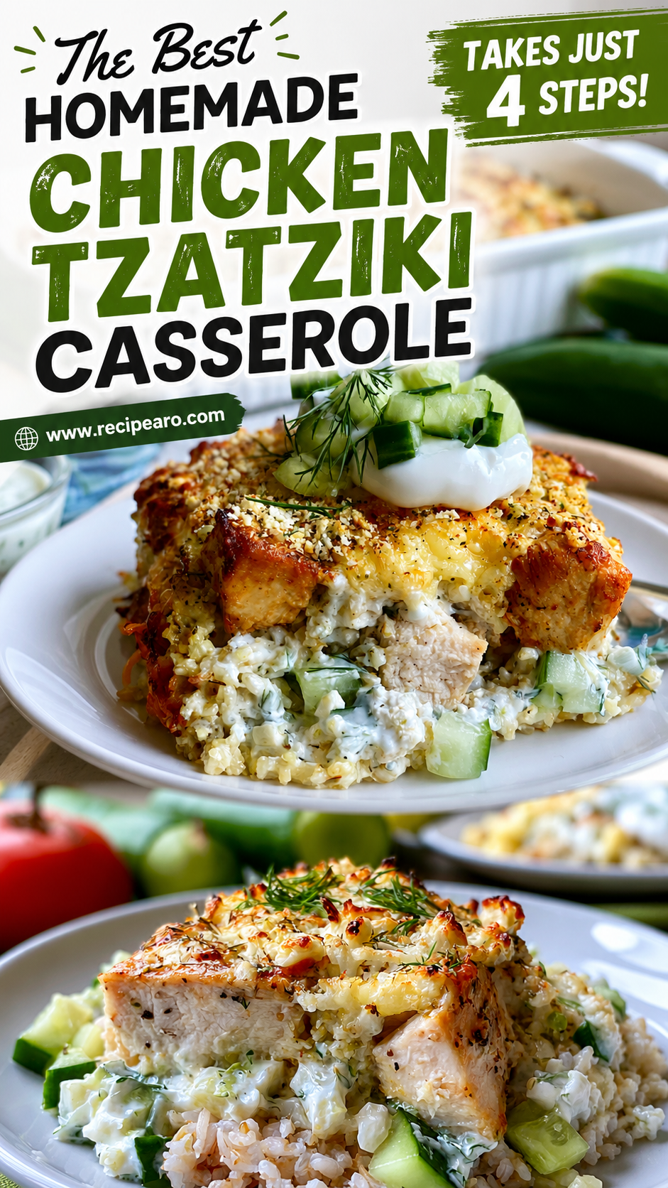 chicken tzatziki casserole