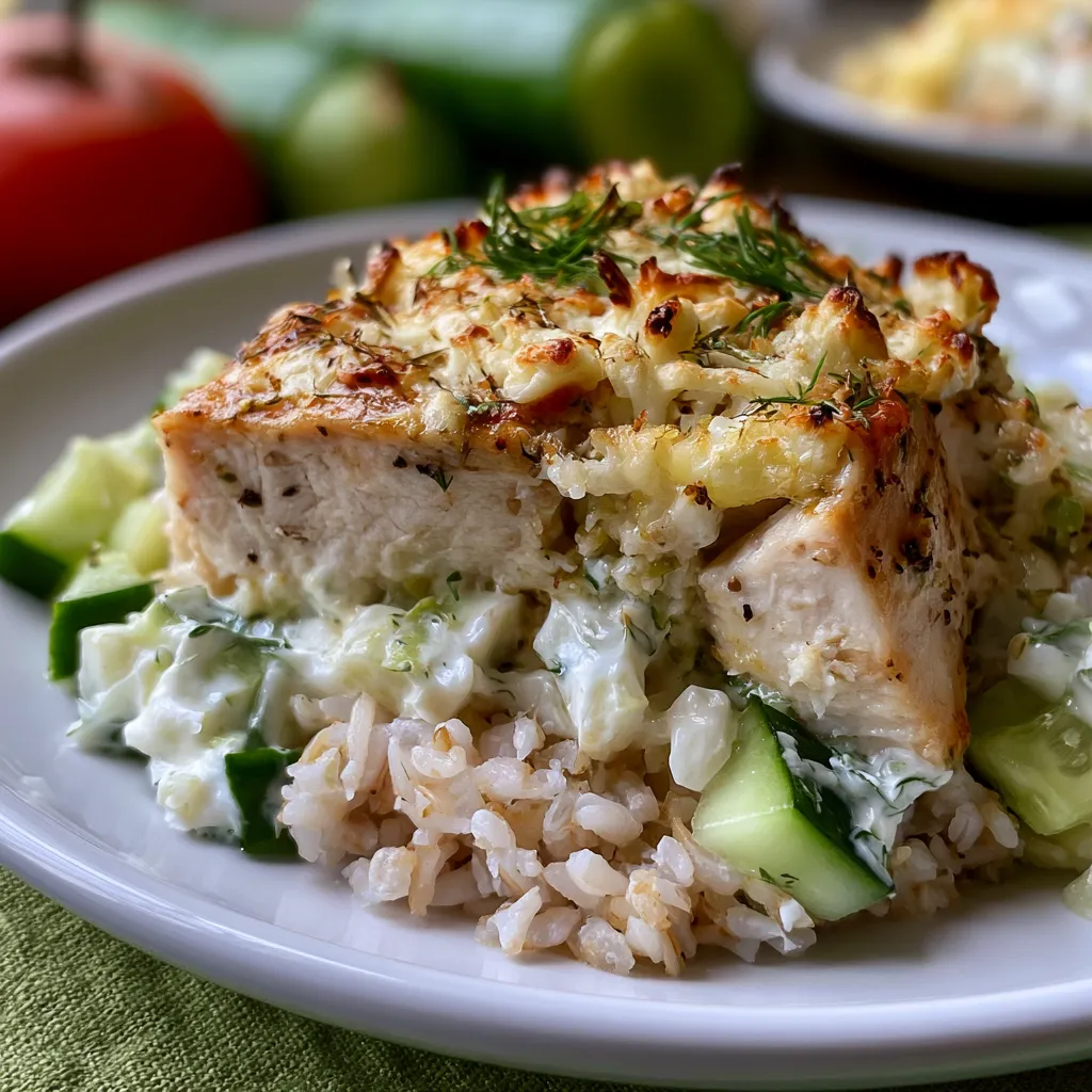 chicken tzatziki casserole