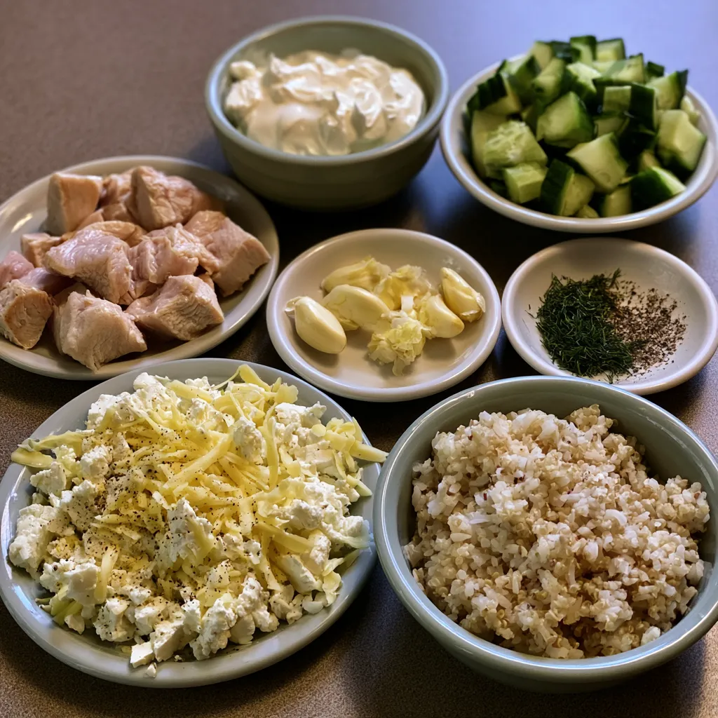 chicken tzatziki casserole