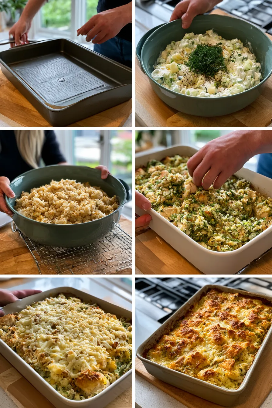 chicken tzatziki casserole