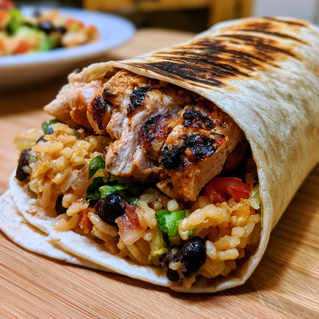 chipotle ranch grilled chicken burrito