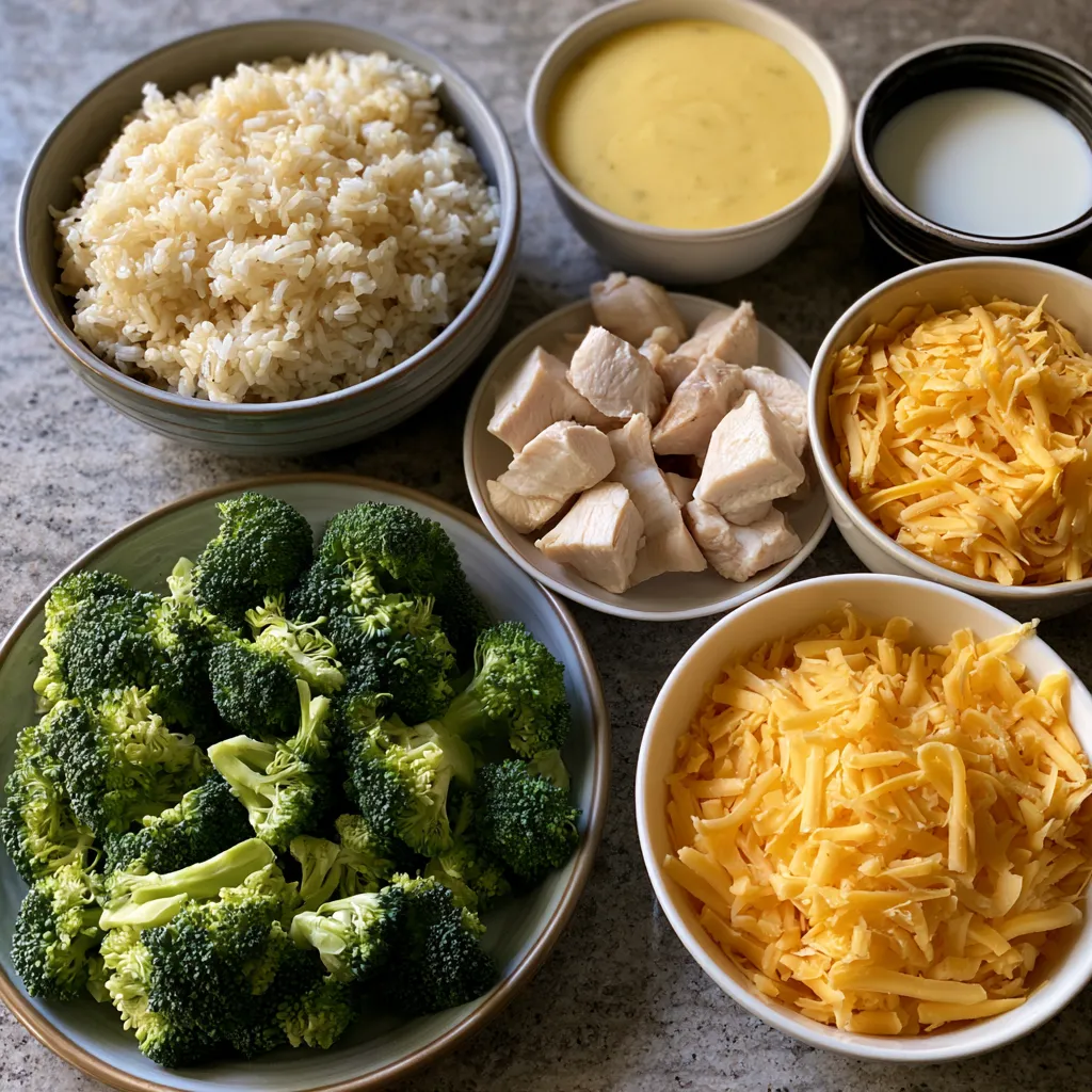 comforting cheesy broccoli rice chicken dinner (quick, and cheap one pan meal!)
