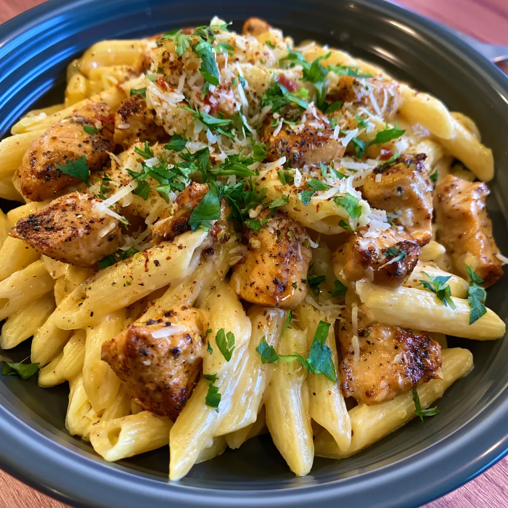 creamy cajun chicken penne pasta