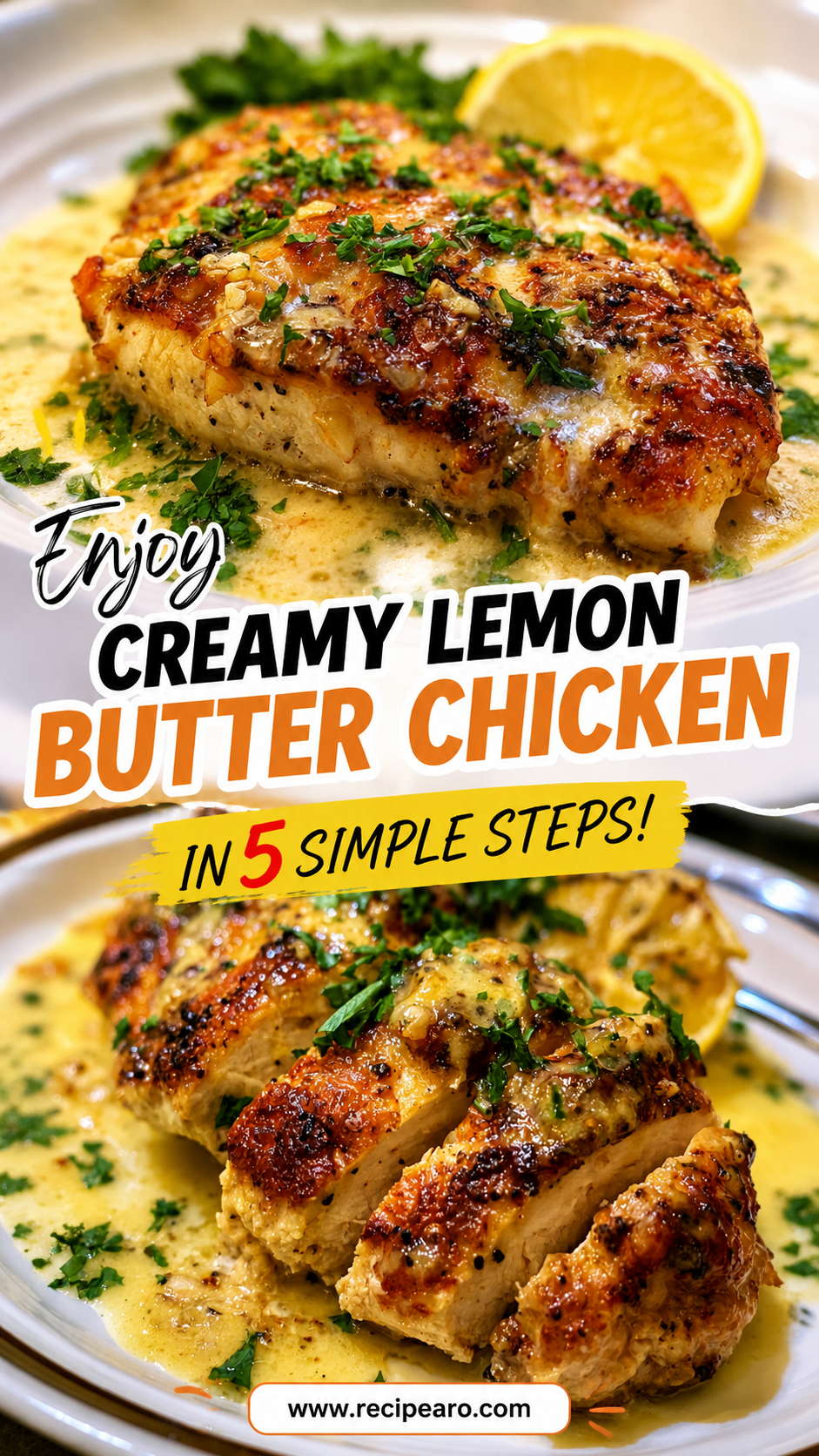 creamy lemon butter chicken