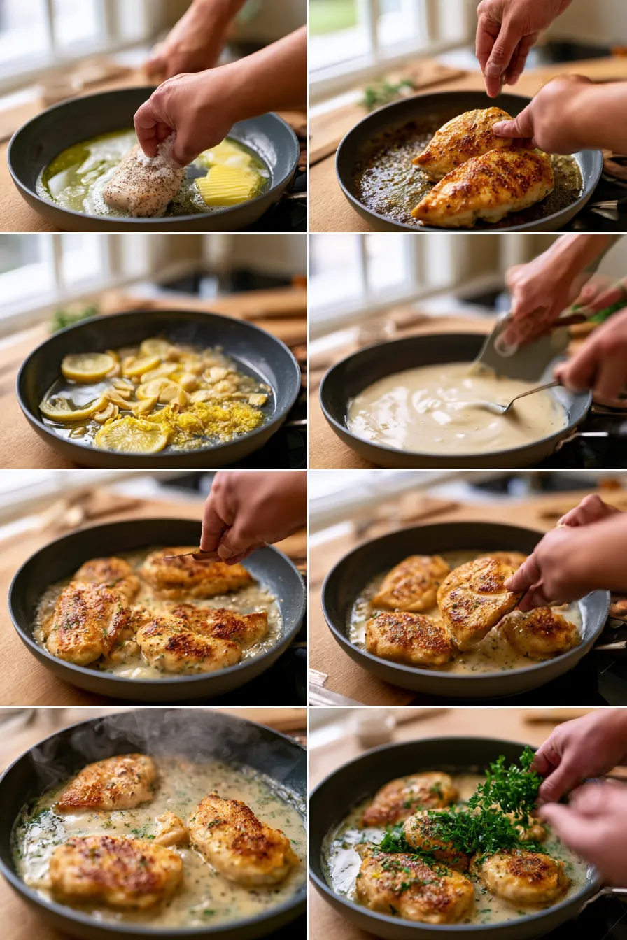 creamy lemon butter chicken