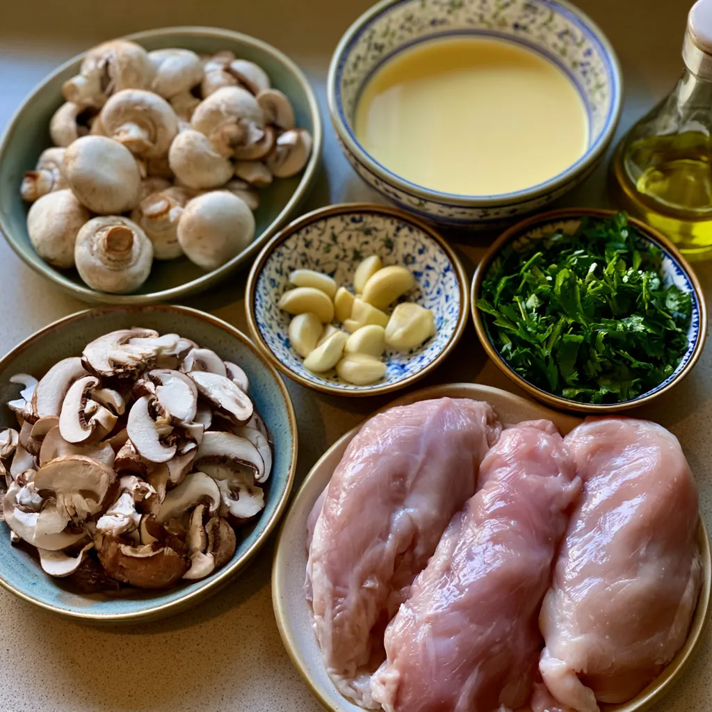 creamy mushroom chicken