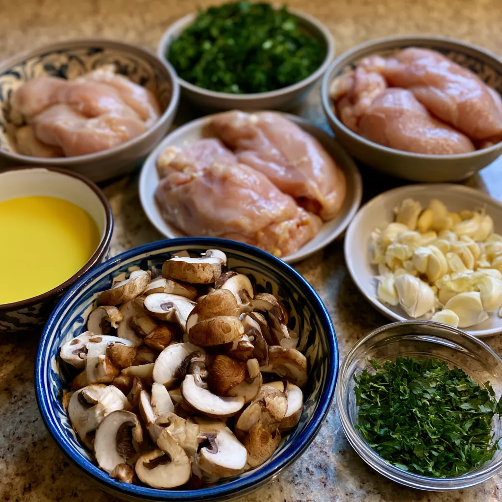 creamy mushroom chicken