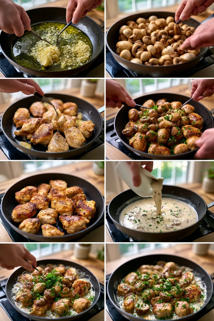 creamy mushroom chicken
