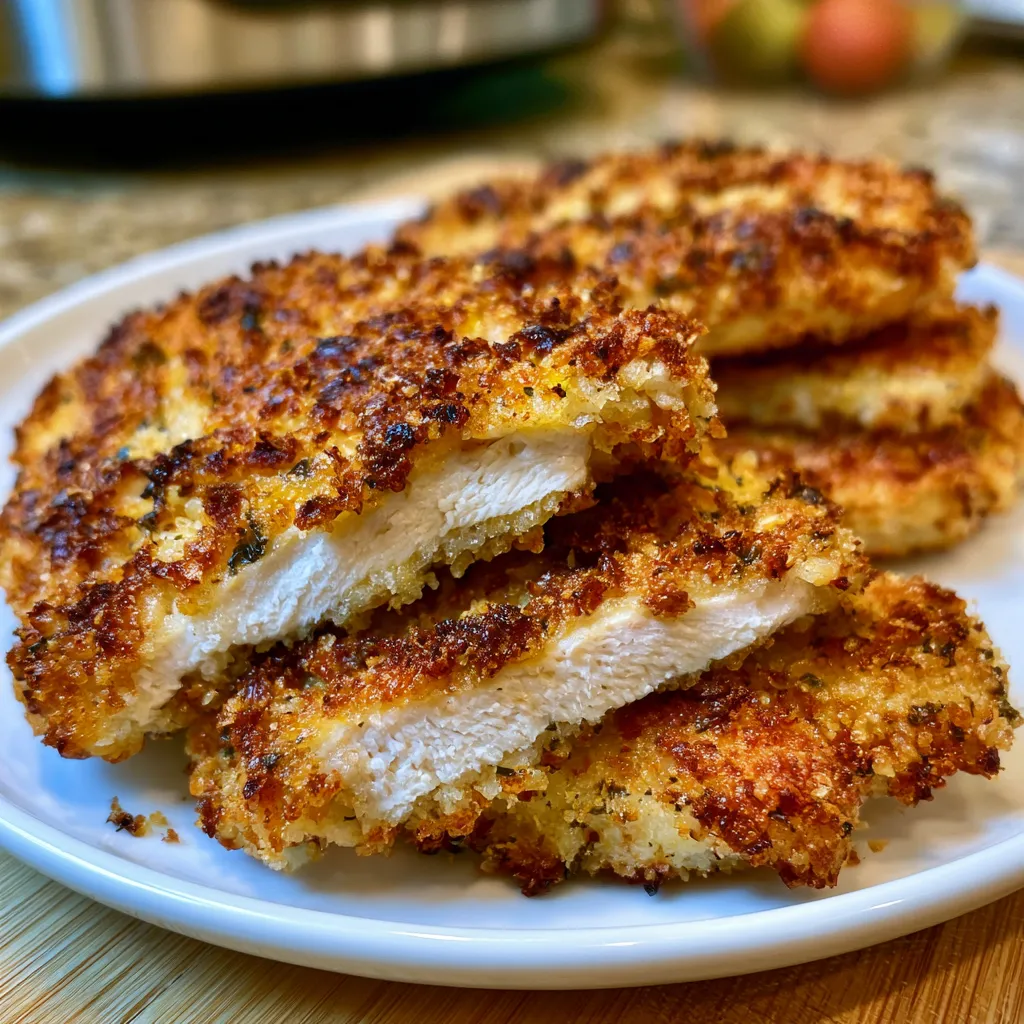 crispy air fryer chicken cutlets