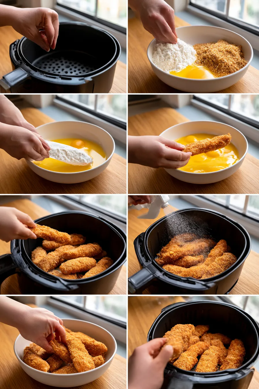crispy air fryer chicken tenders