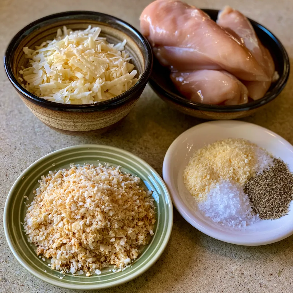 crispy air fryer parmesan chicken