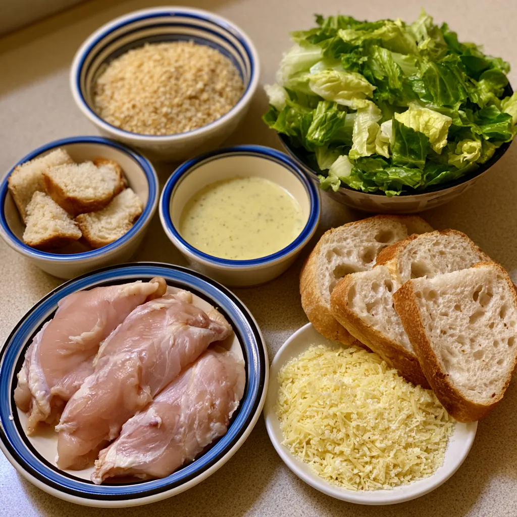 crispy chicken caesar sandwich
