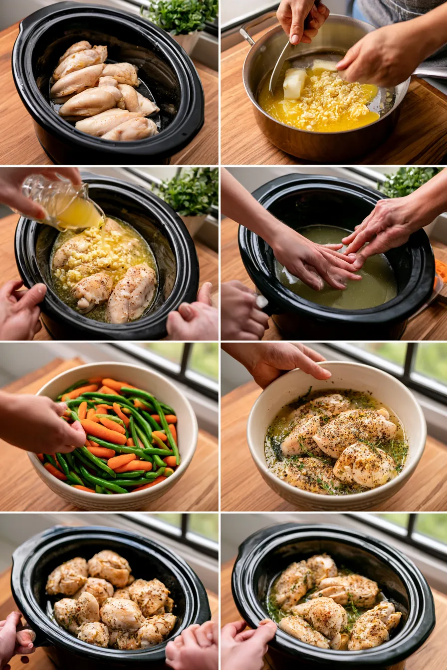 crockpot garlic butter chicken