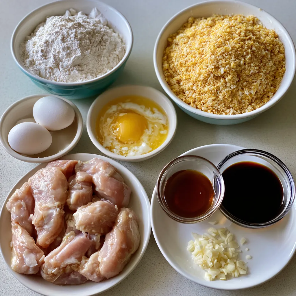 double crunch honey garlic chicken breasts