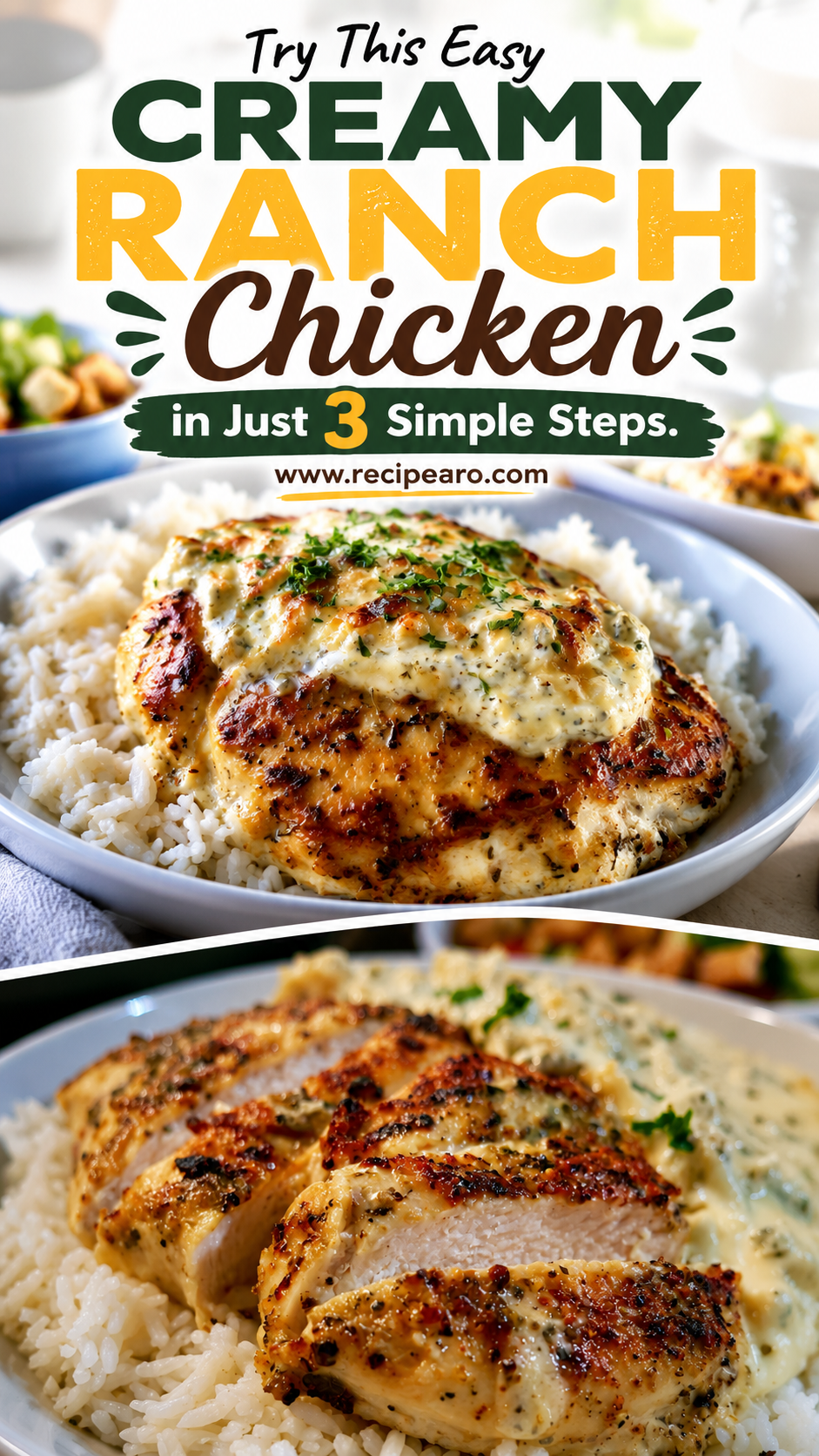 easy creamy ranch chicken