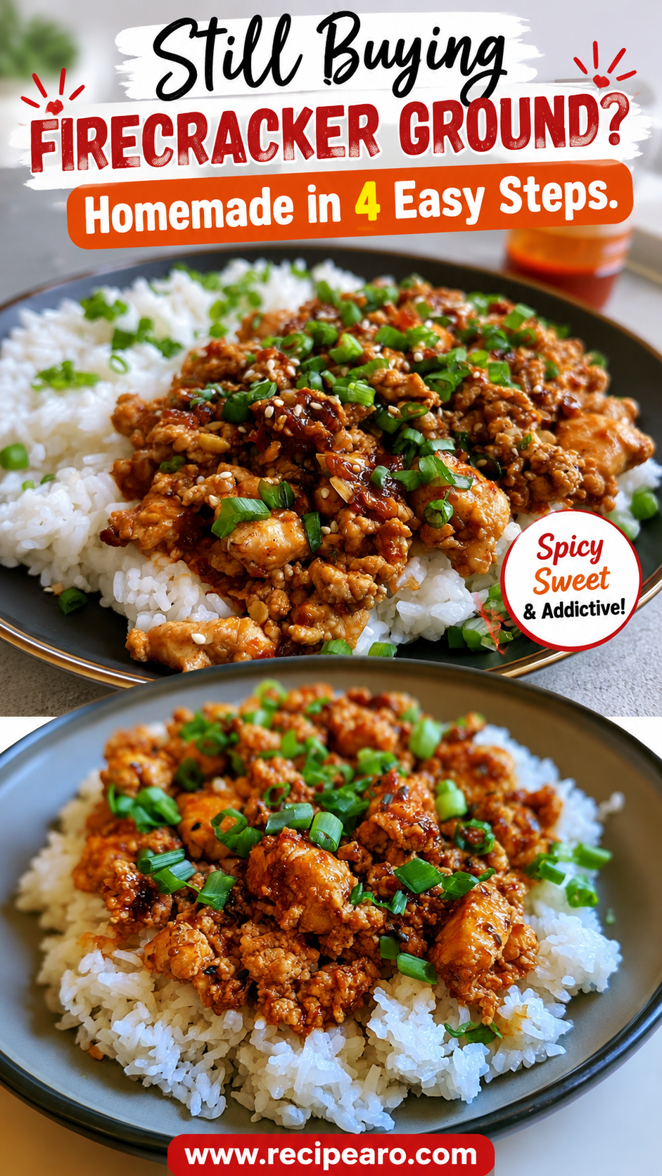 firecracker ground chicken