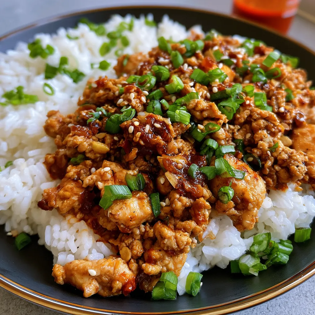 firecracker ground chicken