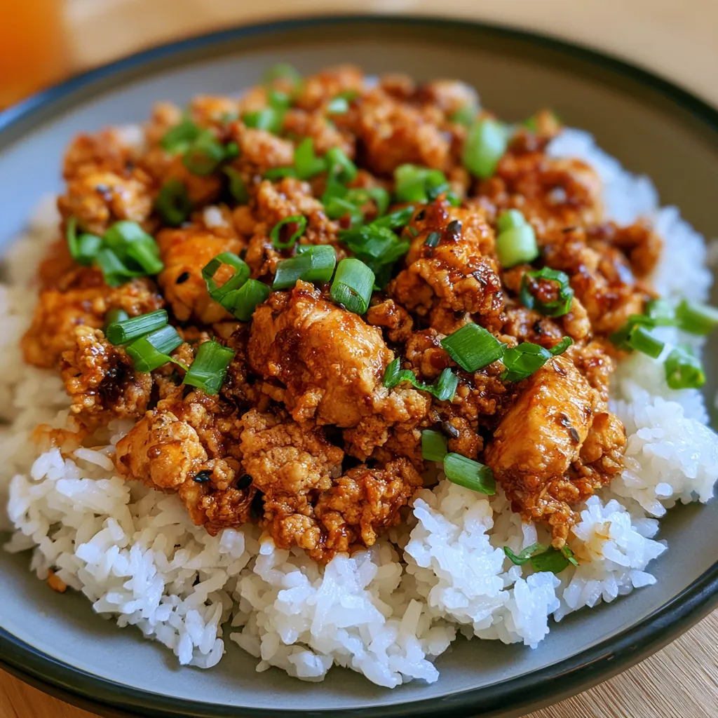 firecracker ground chicken