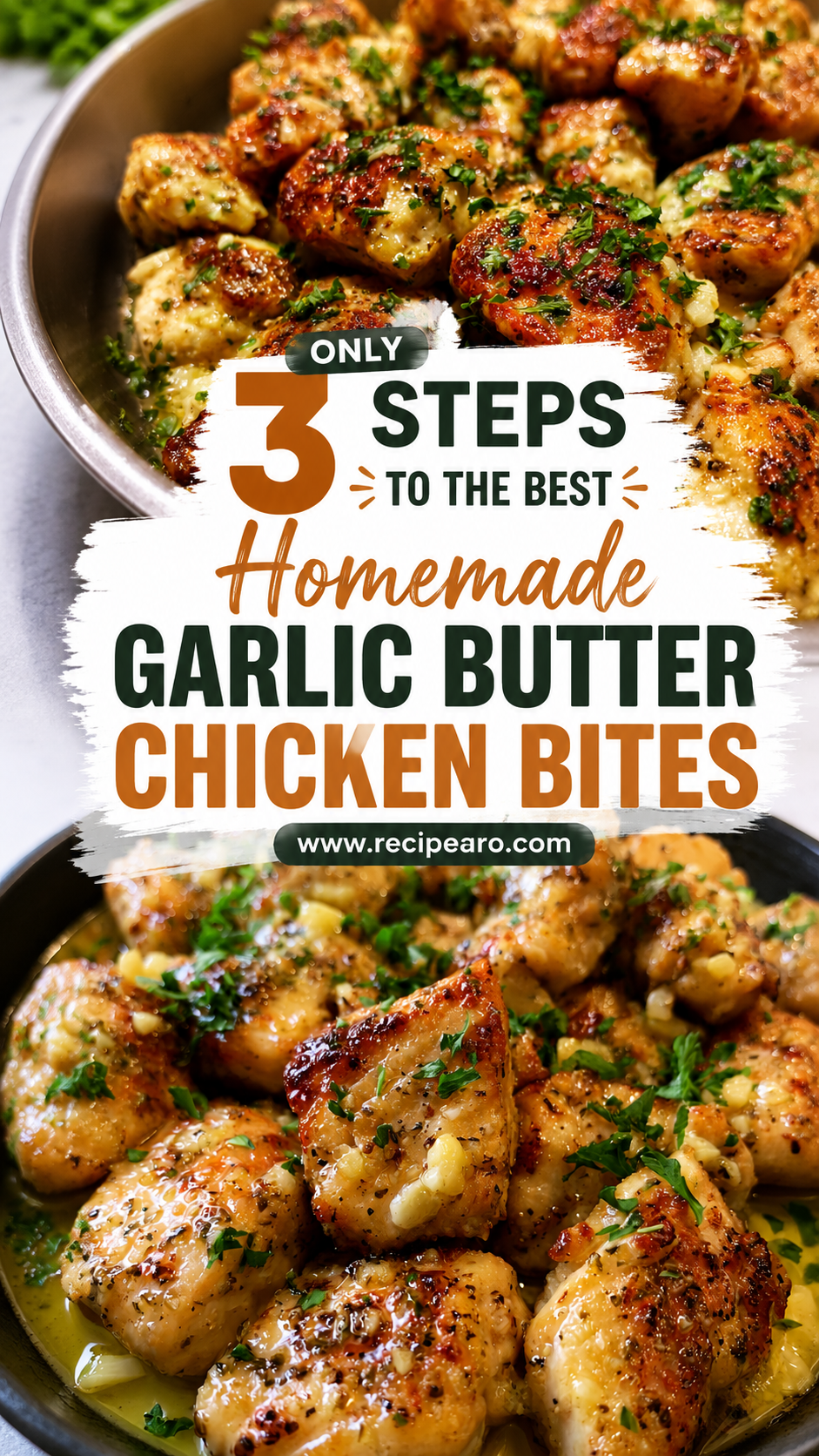 garlic butter chicken bites
