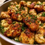 garlic butter chicken bites