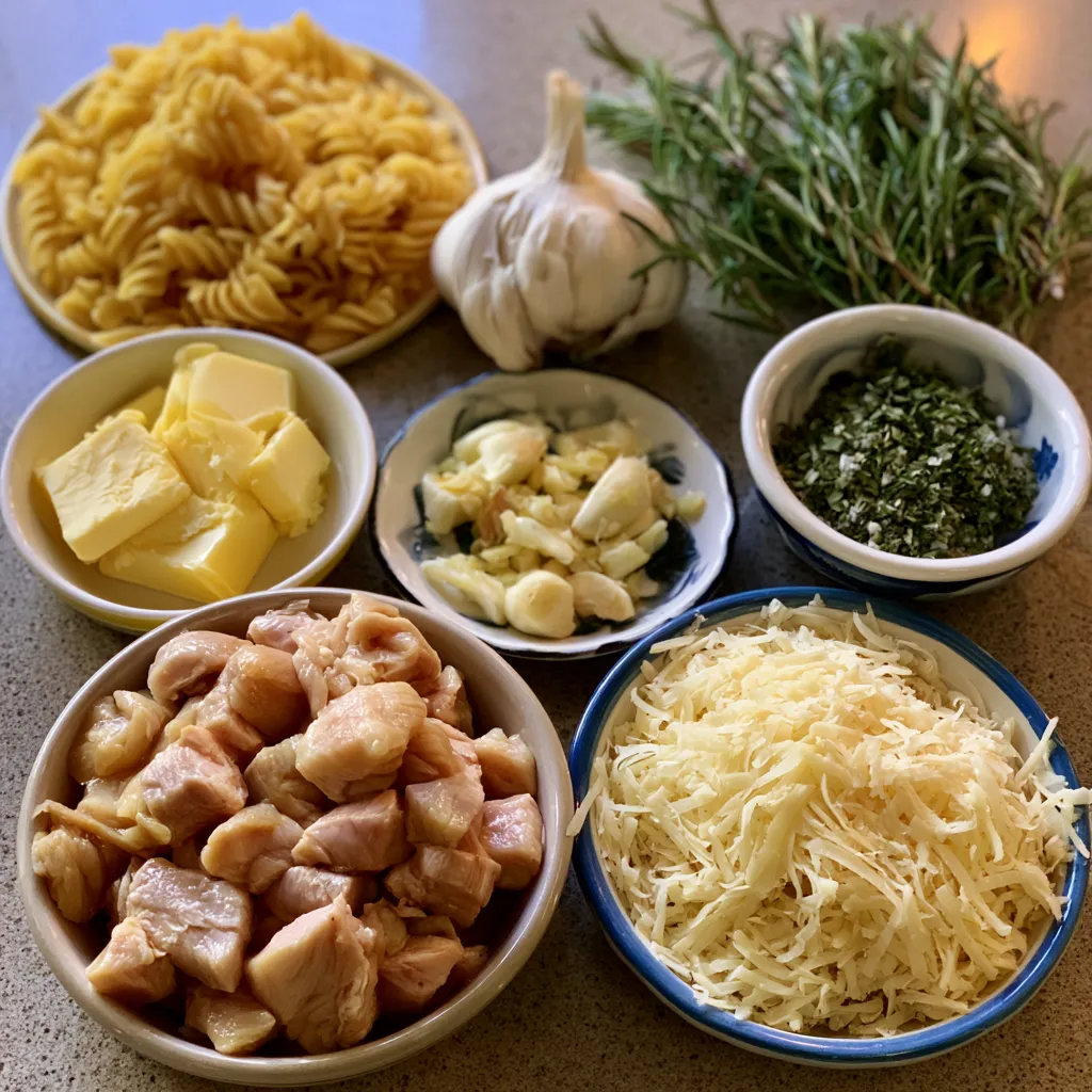 garlic butter chicken pasta