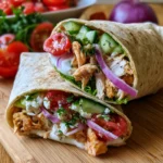 greek chicken wraps