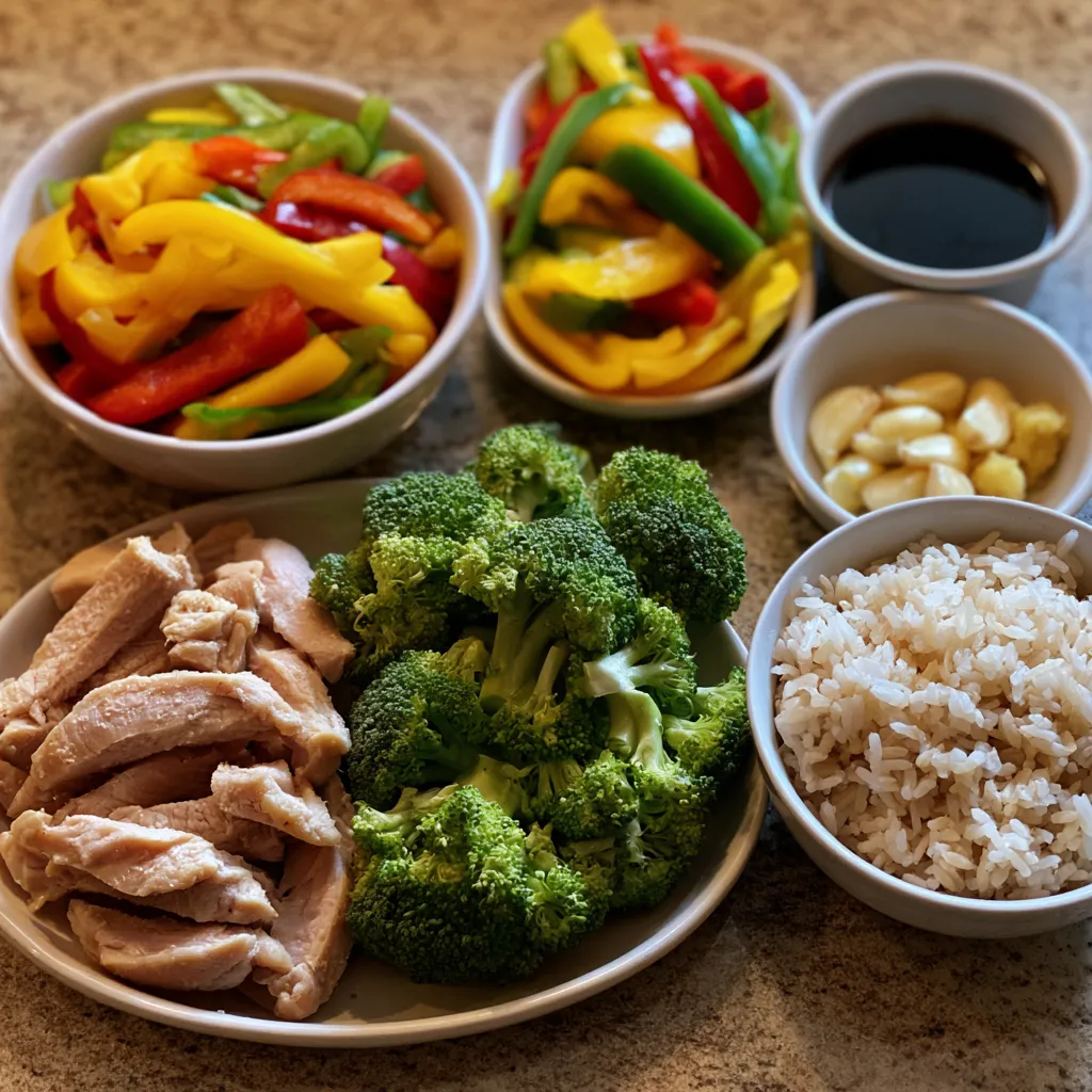 high protein chicken stir fry