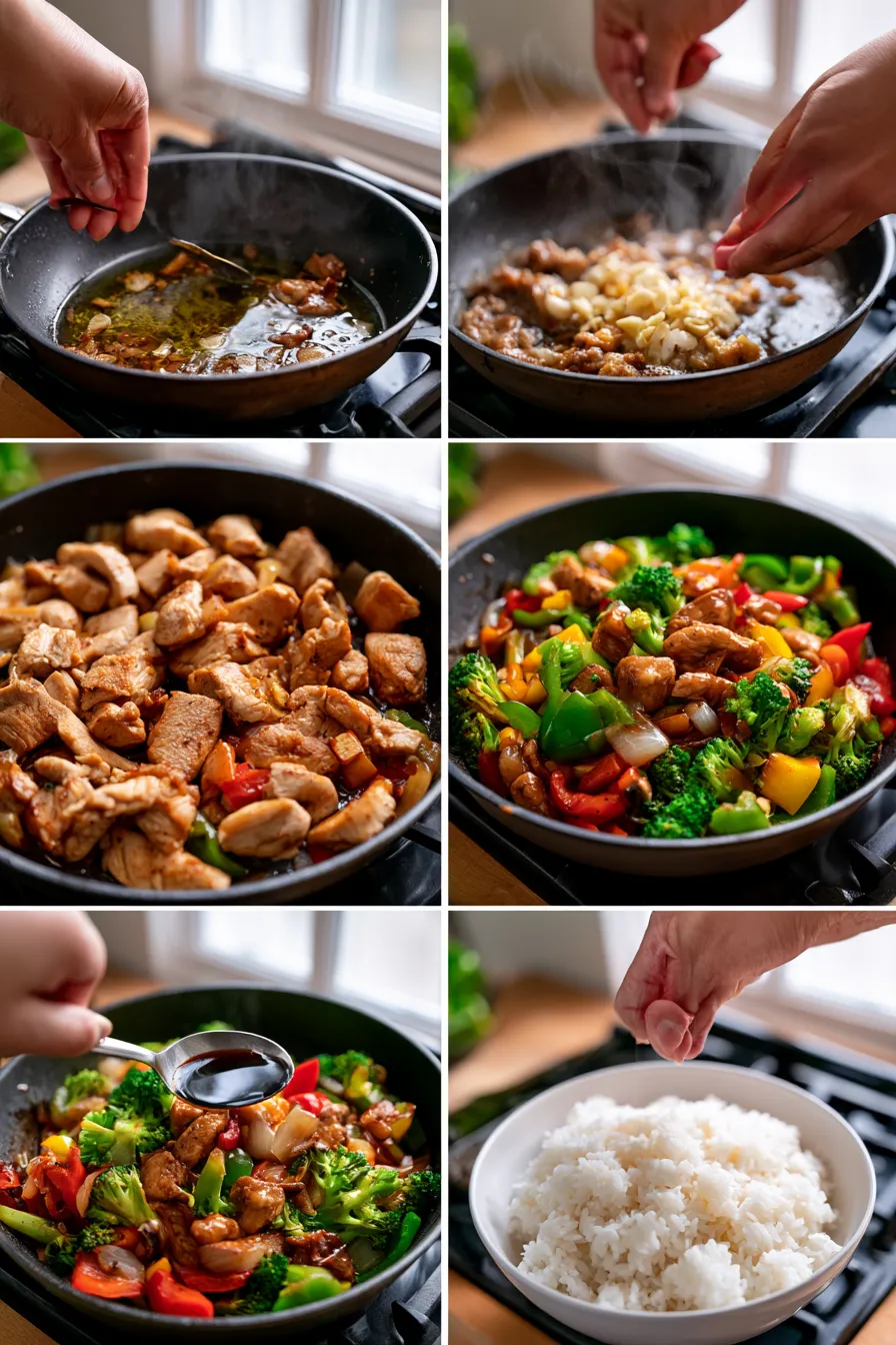 high protein chicken stir fry