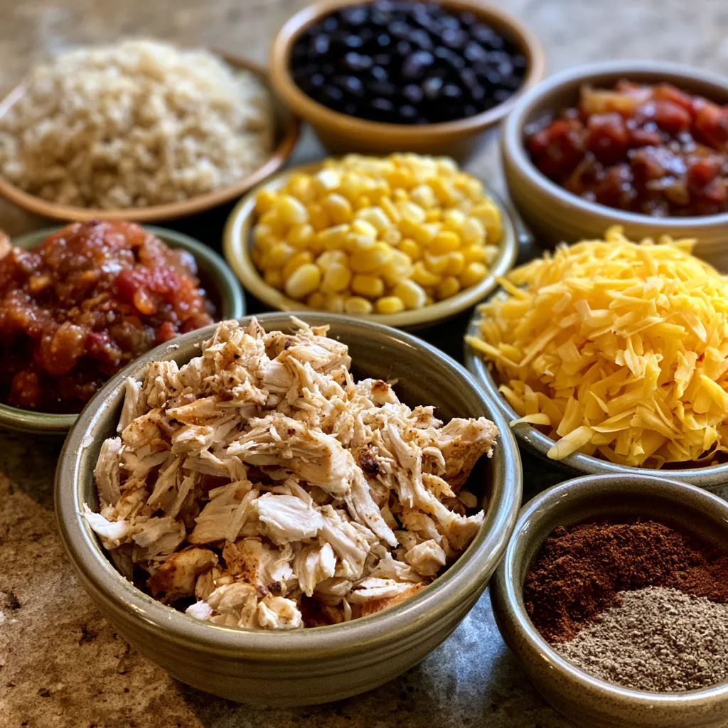 high protein southwest chicken casserole