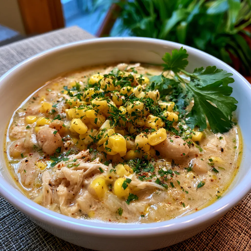 high protein white chicken chili