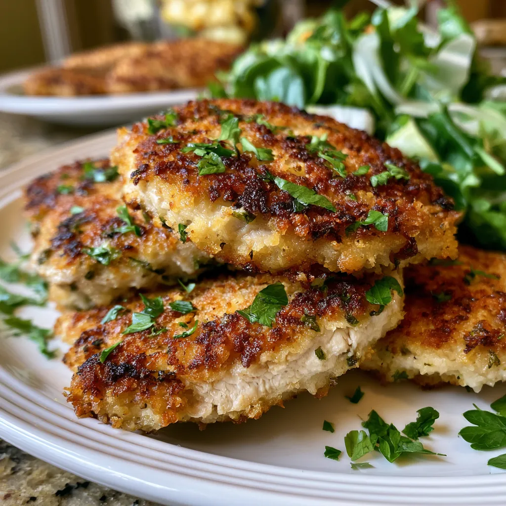 homemade mediterranean chicken cutlets