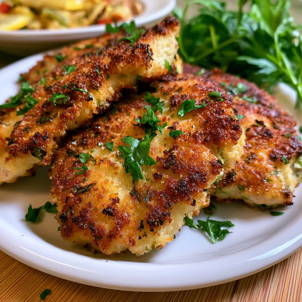 homemade mediterranean chicken cutlets