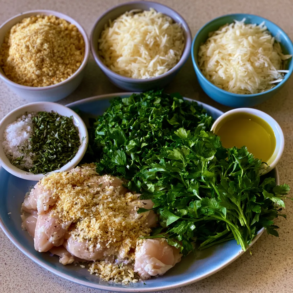 homemade mediterranean chicken cutlets