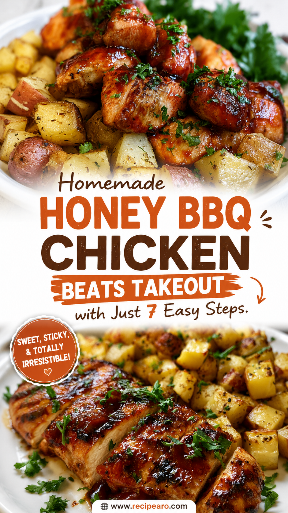 honey bbq chicken potatoes