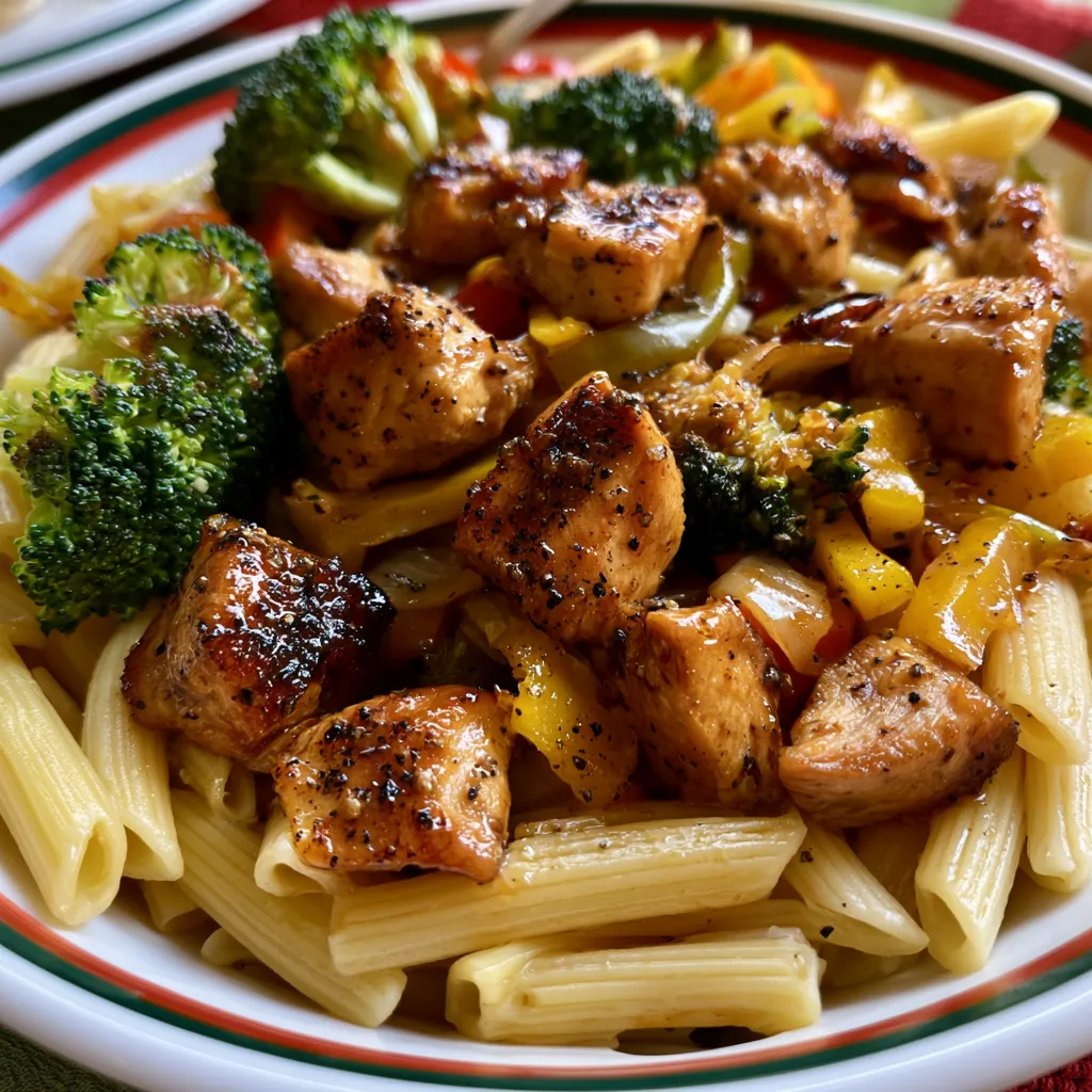 honey pepper chicken pasta