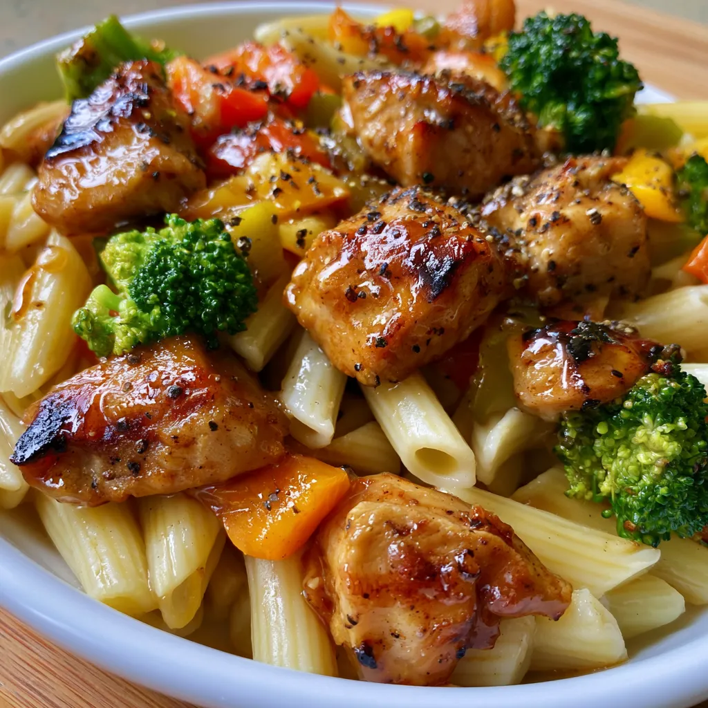 honey pepper chicken pasta