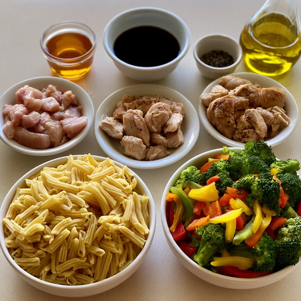 honey pepper chicken pasta