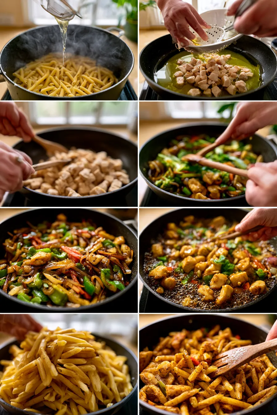 honey pepper chicken pasta